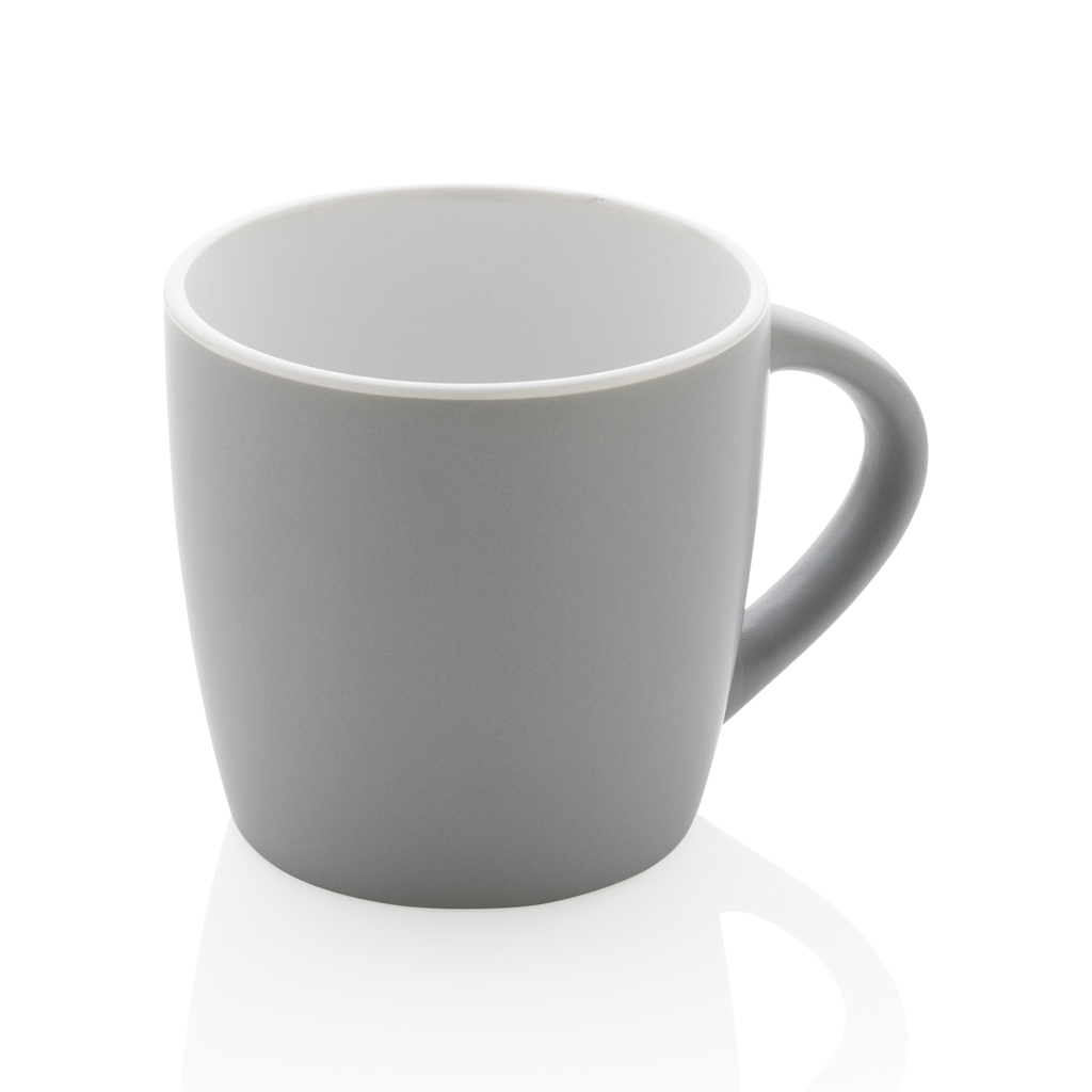 Ceramic mug with coloured inner